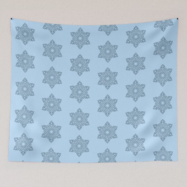 Item preview, Winter Snowflake Light Blue Seamless Pattern Art designed and sold by ​Jyoti Digital Artist.