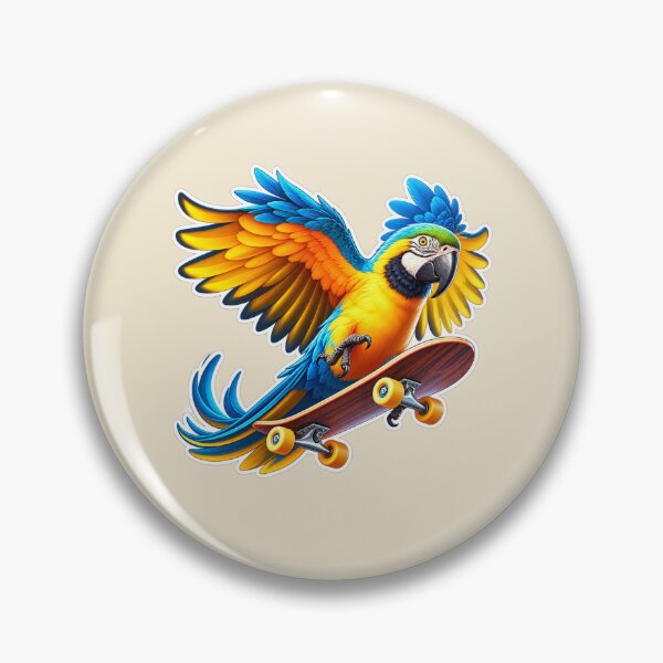 Item preview, Parrot Skateboard Adventure designed and sold by Safe Haven Pets.