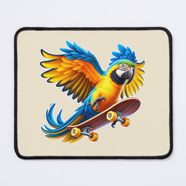 Item preview, Parrot Skateboard Adventure designed and sold by Safe Haven Pets.