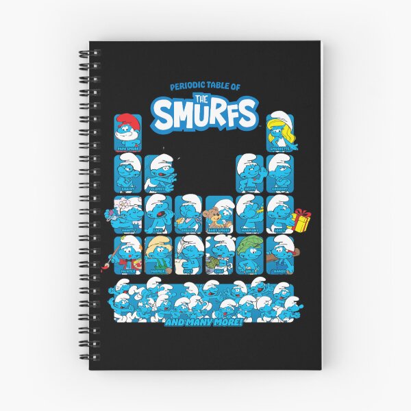 Item preview, The Smurfs Periodic Table And Many More! Retro Chest Logo Essential  designed and sold by circliqueart.