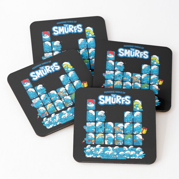 Item preview, The Smurfs Periodic Table And Many More! Retro Chest Logo Essential  designed and sold by circliqueart.