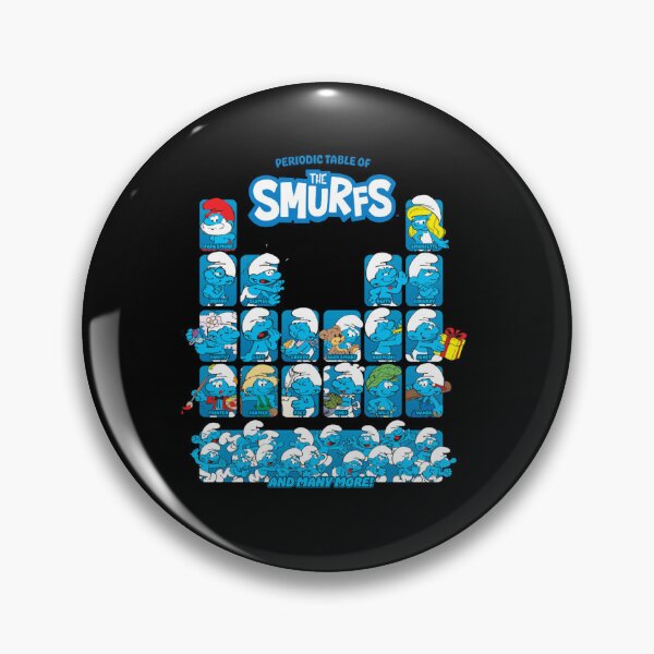Item preview, The Smurfs Periodic Table And Many More! Retro Chest Logo Essential  designed and sold by circliqueart.