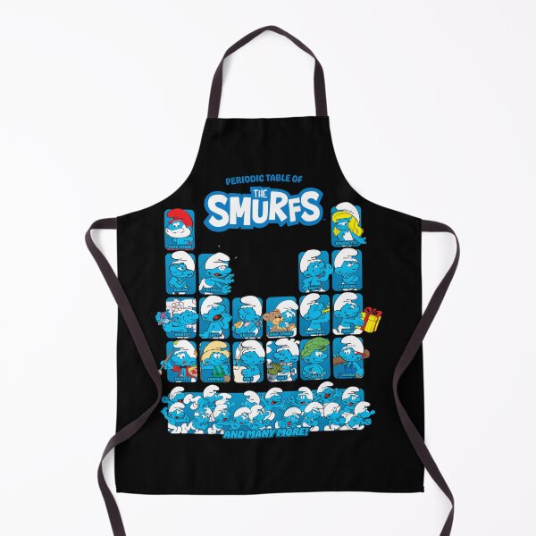Item preview, The Smurfs Periodic Table And Many More! Retro Chest Logo Essential  designed and sold by circliqueart.
