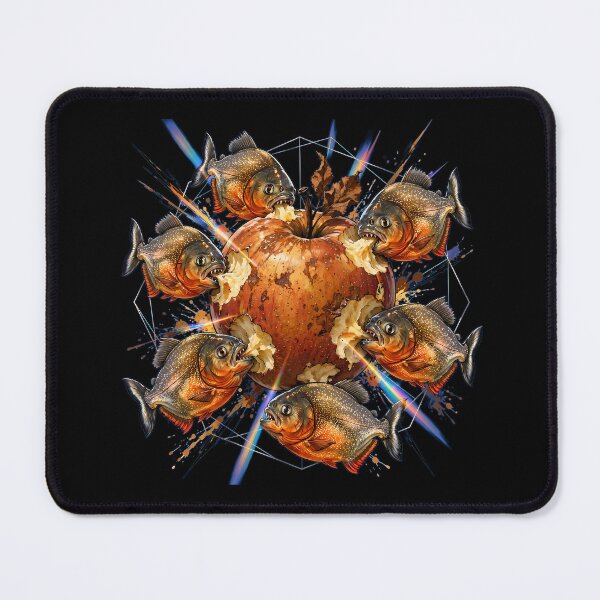Item preview, Funny Piranhas Eating a Rotten Apple designed and sold by m-y-A-I-A-R-T-.