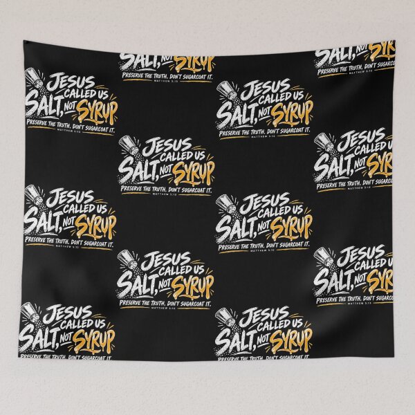 Item preview, Jesus Called Us Salt Not Syrup Matthew 5:13 Christian Message designed and sold by OddPopARt.