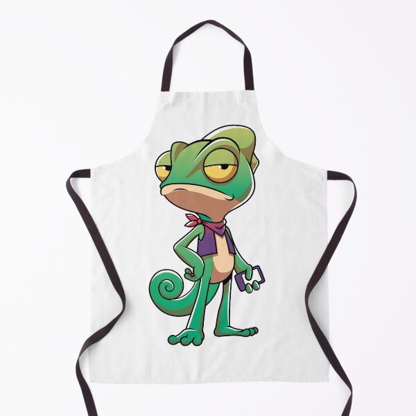 Item preview, Sassy Chameleon With Phone Chill Lizard Cartoon designed and sold by Rupesh-Art26.