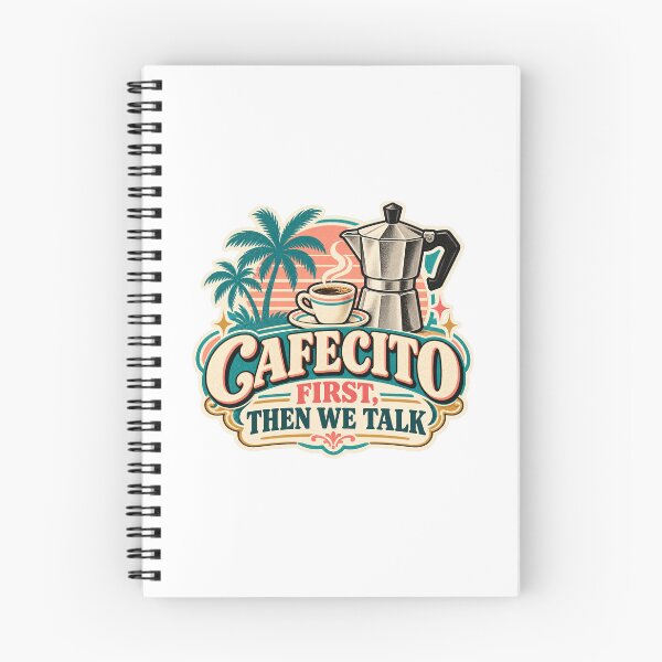 Item preview, Cafecito First Then We Talk Retro Cuban Coffee Moka Pot designed and sold by yaney85.