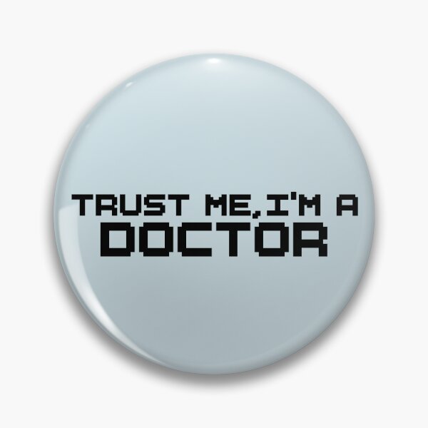 Item preview, Trust Me I’m a Doctor – Bold Typography Sticker designed and sold by tviyluv.
