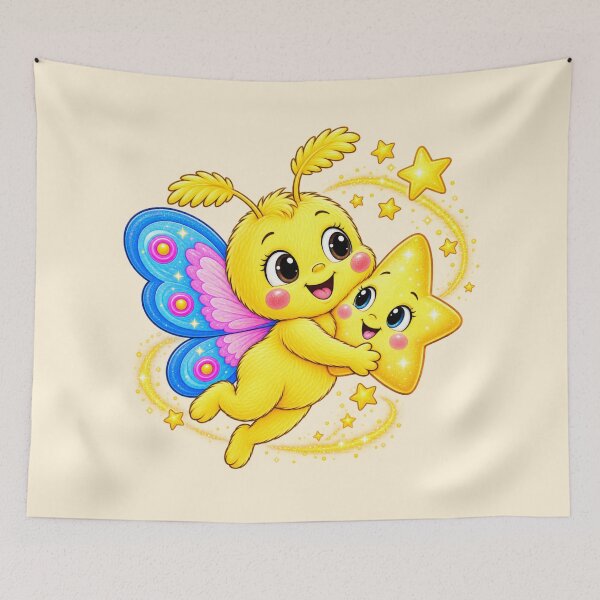 Item preview, Pöttöm and the Smiling Star – Cute Magical Story Character designed and sold by Little Joys Art.