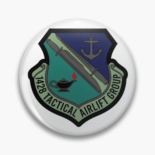 Item preview, USAF 1428th Tactical Airlift Group Subdued Patch designed and sold by CharlieDesings.
