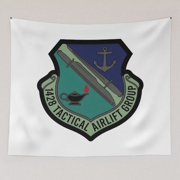 Item preview, USAF 1428th Tactical Airlift Group Subdued Patch designed and sold by CharlieDesings.