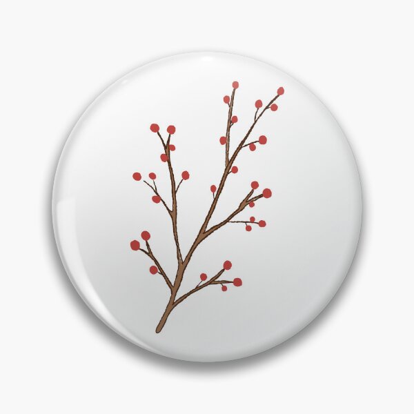 Item preview, Winterberry Branch Red Berries Winter Botanicals designed and sold by sdcreations210.