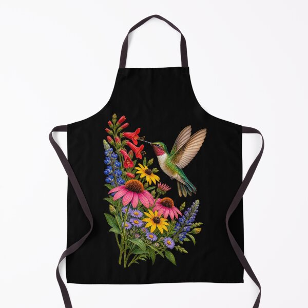 Item preview, Hummingbird and Wildflowers designed and sold by RockitBaby.