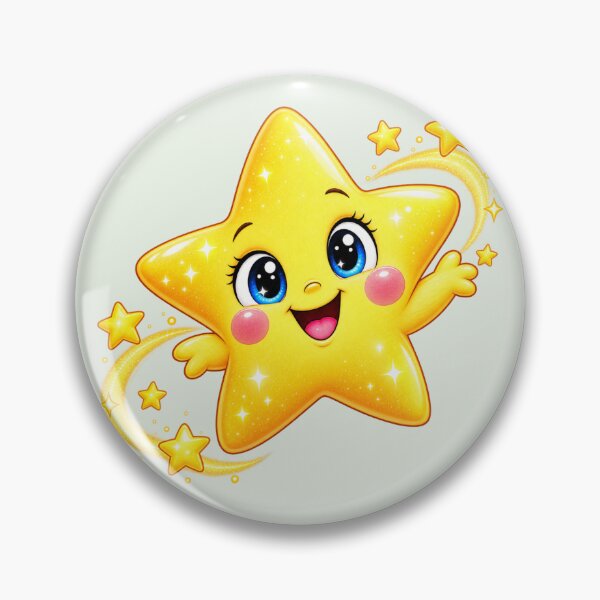 Item preview, Smiling Magic Star – Cute Story Character designed and sold by Little Joys Art.