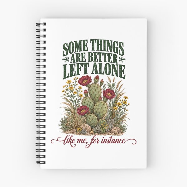 Item preview, Some Things Are Better Left Alone Cactus Introvert Floral designed and sold by Whirx.