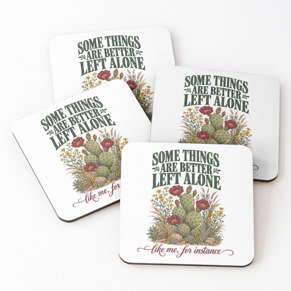 Item preview, Some Things Are Better Left Alone Cactus Introvert Floral designed and sold by Whirx.