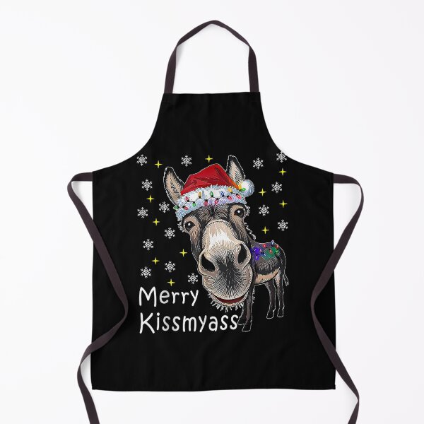 Item preview, Merry Kissmyass Donkey Christmas Funny Holiday Humor designed and sold by thefirstbroo.
