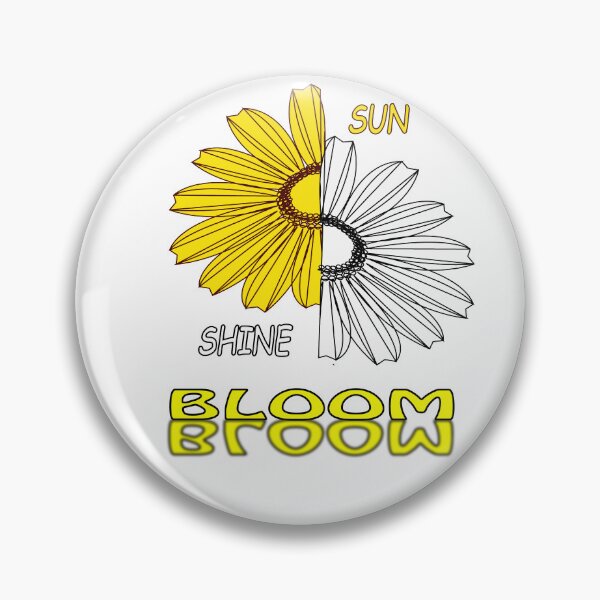 Item preview, Dual Tone Sunflower Line Art - Sun Bloom Vector Design designed and sold by Carftora786.