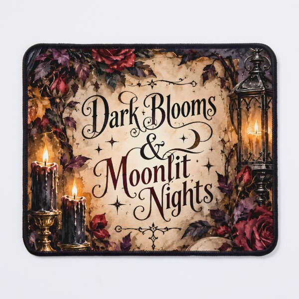 Item preview, Dark Blooms & Moonlit Nights – Gothic Raven, Roses and Full Moon designed and sold by blankTeeShirt.
