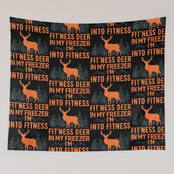 Item preview, I'm Into Fitness Deer Hunting Mountain Forest Humor designed and sold by ostenlee.