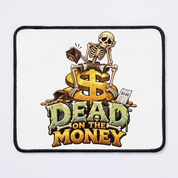 Item preview, Dead on the Money. Broke Skeleton Halloween Funny designed and sold by Epic Serenity.