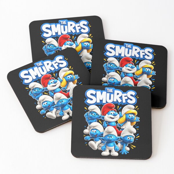 Item preview, The Smurfs Retro Comic Panels Design  designed and sold by circliqueart.