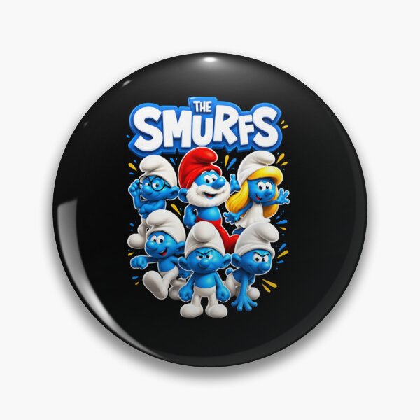 Item preview, The Smurfs Retro Comic Panels Design  designed and sold by circliqueart.