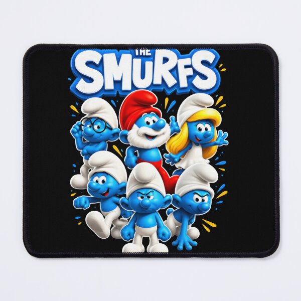 Item preview, The Smurfs Retro Comic Panels Design  designed and sold by circliqueart.