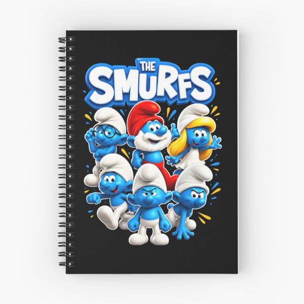 Item preview, The Smurfs Retro Comic Panels Design  designed and sold by circliqueart.