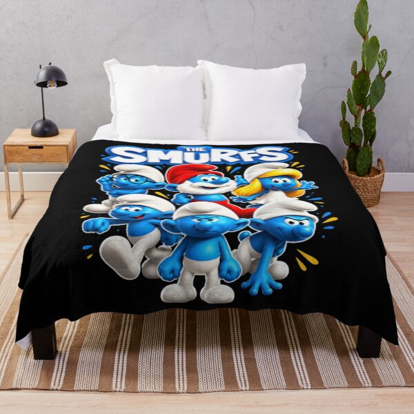 Item preview, The Smurfs Retro Comic Panels Design  designed and sold by circliqueart.