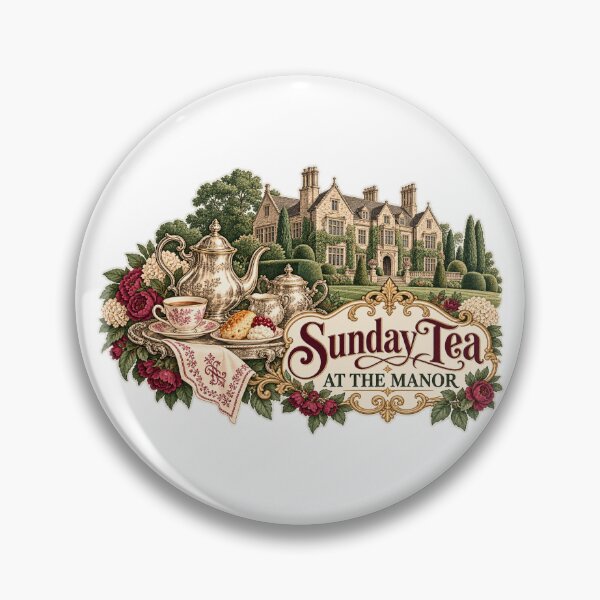 Item preview, Sunday Tea At The Manor Vintage English Country House Tea Party designed and sold by yaney85.