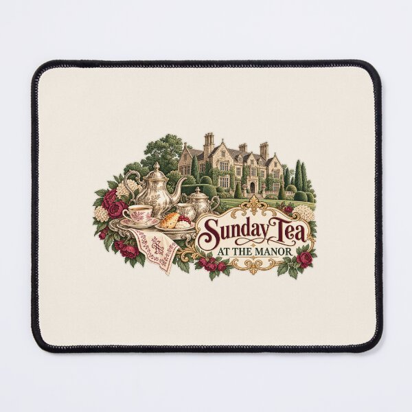 Item preview, Sunday Tea At The Manor Vintage English Country House Tea Party designed and sold by yaney85.