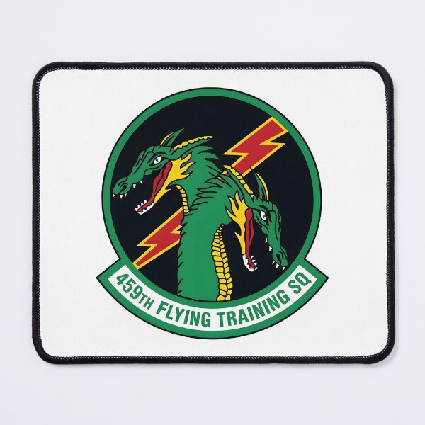 Item preview, USAF 459th Flying Training Squadron Twin Dragons Patch designed and sold by CharlieDesings.