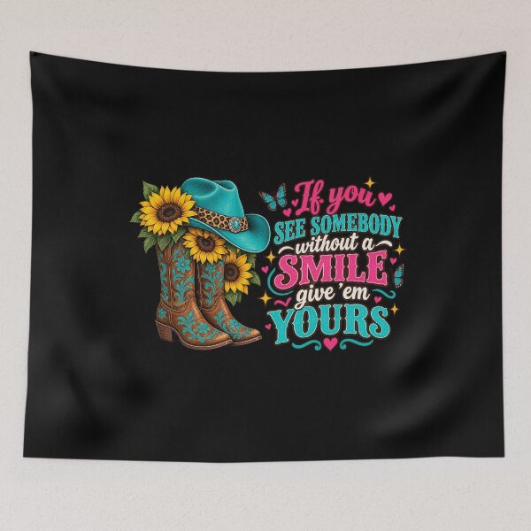 Item preview, If You See Somebody Without A Smile Give Em Yours Country designed and sold by Whirx.