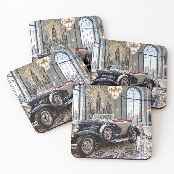 Item preview, Car wash Art Deco designed and sold by andreisky.