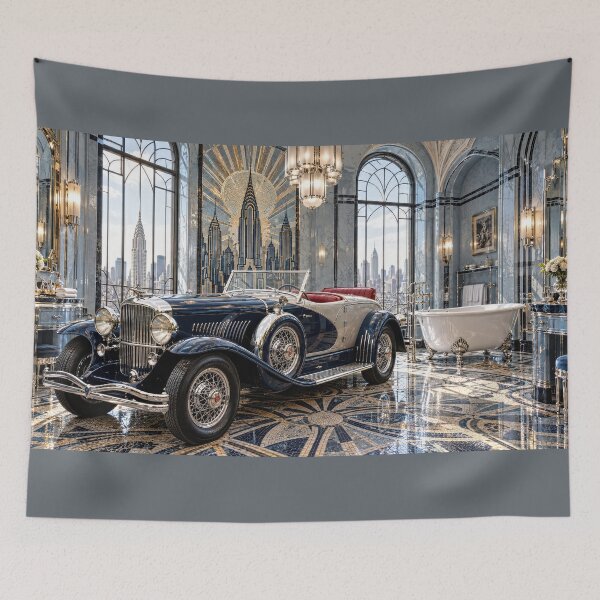 Item preview, Car wash Art Deco designed and sold by andreisky.