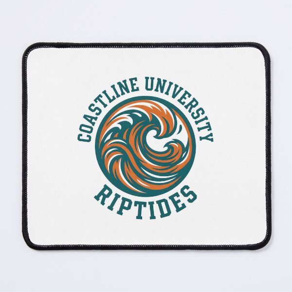 Item preview, Retro Ocean Wave Graphic – Coastal Surf & Collegiate Style designed and sold by Everyday Vibe Studio.