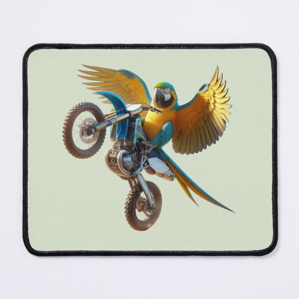 Item preview, Macaw Motocross designed and sold by Safe Haven Pets.