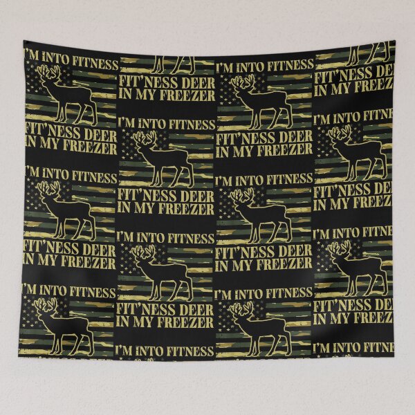 Item preview, I'm Into Fitness Deer Hunting Pun for Hunters designed and sold by OddPopARt.