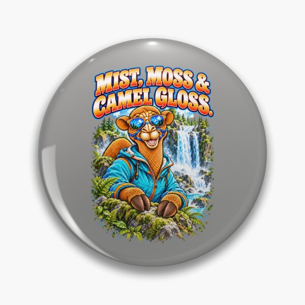 Item preview, Mist, Moss & Camel Gloss – Funny Outdoor Exploring T-Shirt – Funny Camel T-Shirt Animal Graphic Camel T-Shirt designed and sold by Camel & Quirk.