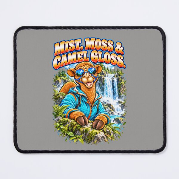Item preview, Mist, Moss & Camel Gloss – Funny Outdoor Exploring T-Shirt – Funny Camel T-Shirt Animal Graphic Camel T-Shirt designed and sold by Camel & Quirk.