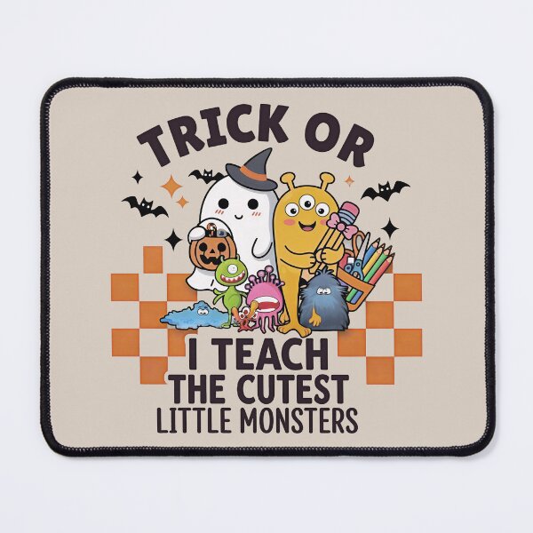 Item preview, I Teach The Cutest Little Monsters Funny Cute Ghost Bookish Trick Or Teach designed and sold by gear-posters.