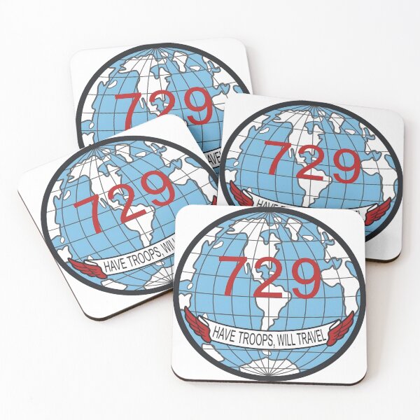 Item preview, USAF 729th Tactical Airlift Squadron Have Troops Will Travel Patch    designed and sold by CharlieDesings.