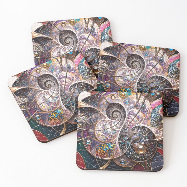 Item preview, Abstract Mosaic Golden Spiral designed and sold by Frackxion.