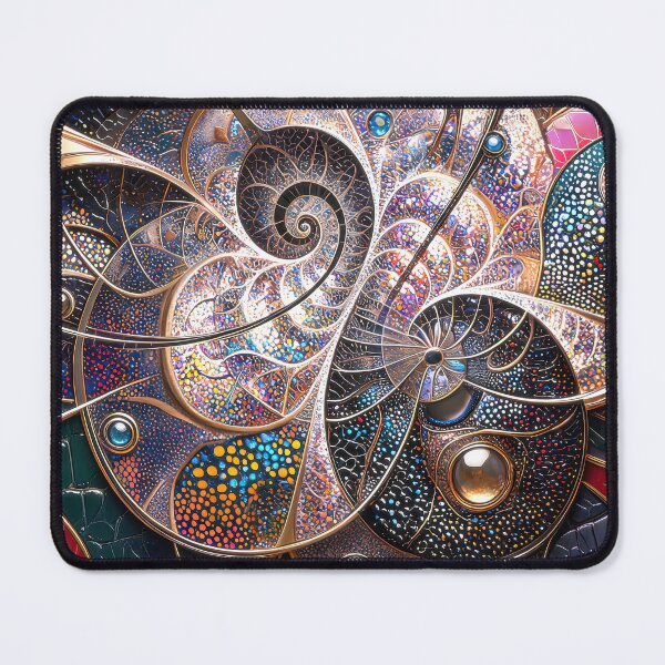 Item preview, Abstract Mosaic Golden Spiral designed and sold by Frackxion.