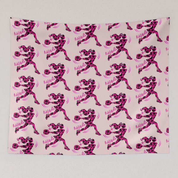 Item preview, Pink and Black Leopard Print Women's Pickleball Player Silhouette – Cute Sports Gift designed and sold by Wennebabs.
