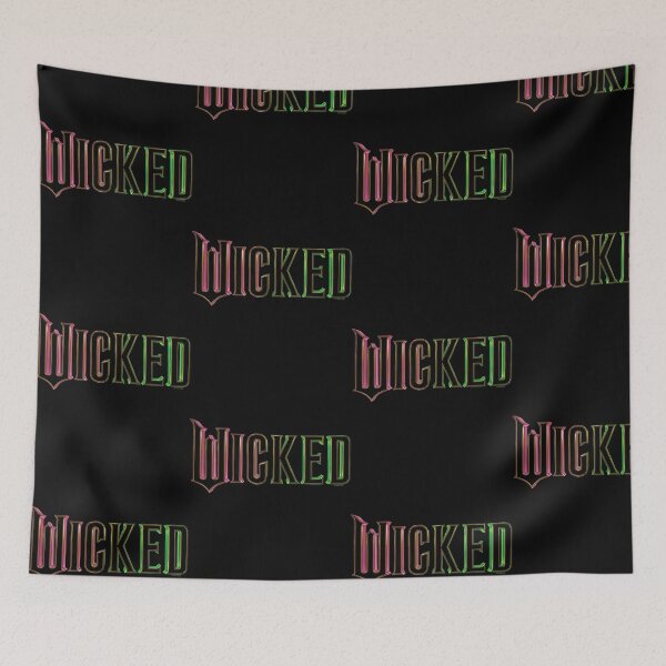 Item preview, Wicked Pink Green Logo Musical Theater Fandom designed and sold by Mind-Drift.