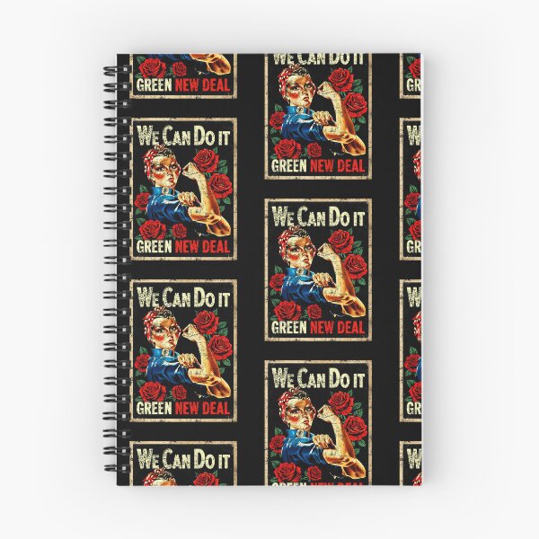 Item preview, We Can Do It Green New Deal Rosie Riveter Retro Feminist Environmental Art designed and sold by RamonaTeal.