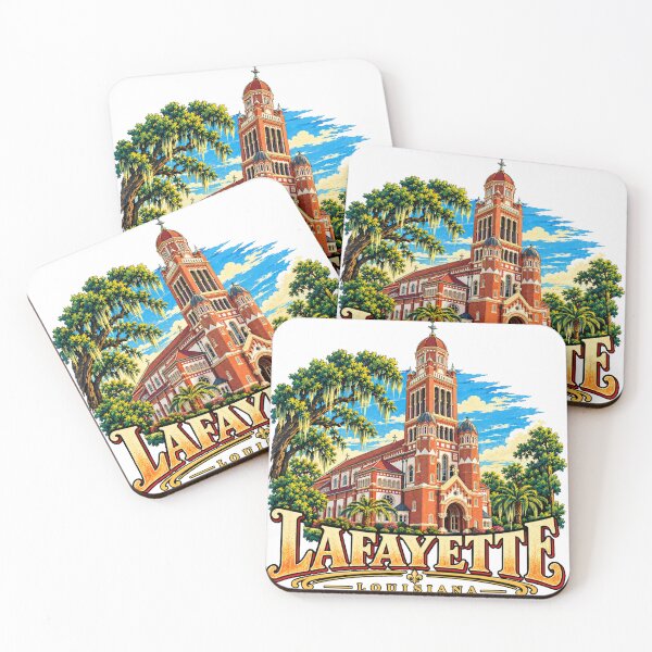 Item preview, Vintage Lafayette Louisiana Travel Souvenir Landmark Gift designed and sold by MichaeIRellov.