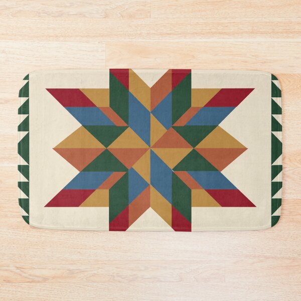 Item preview, Radiant Star Quilt – Modern Christmas Throw Blanket designed and sold by astersgraphics.